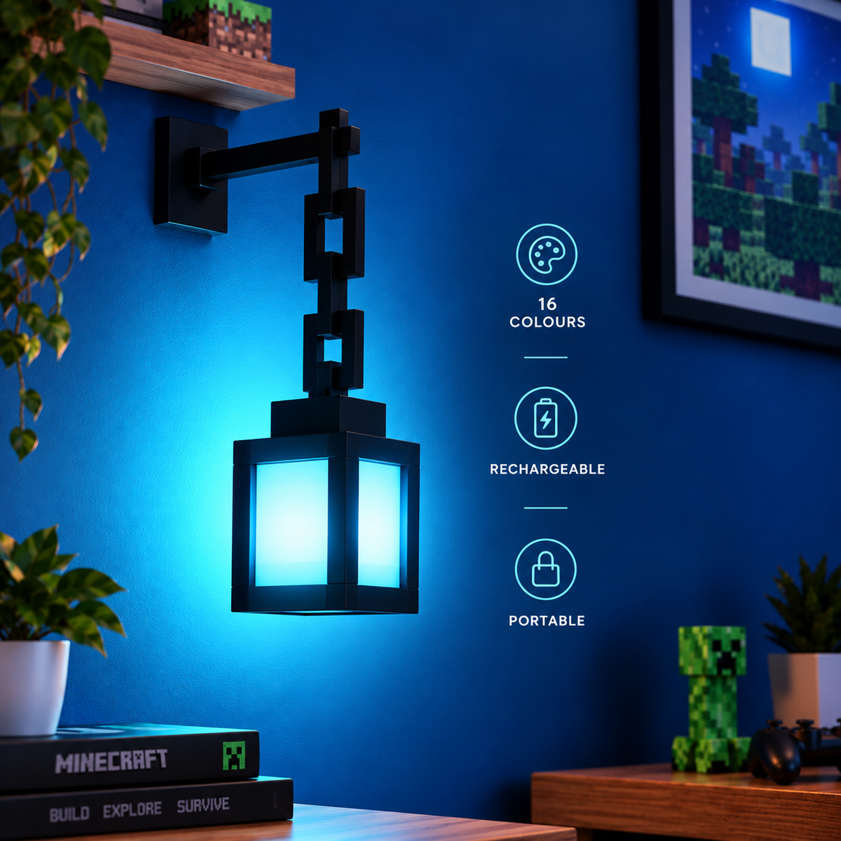 Pixel Lantern — 16 Colors. Your Perfect Glow