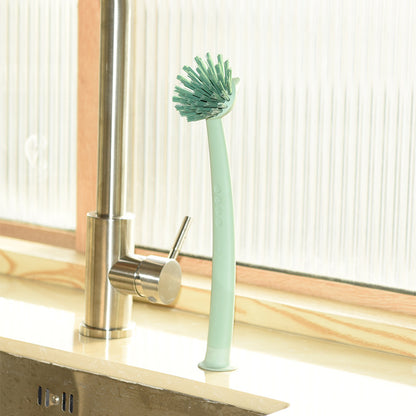 Long Handle Kitchen Dish Scrub Brush – Multi-Purpose Cleaning Brush for Pots, Pans & Sink