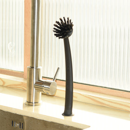 Long Handle Kitchen Dish Scrub Brush – Multi-Purpose Cleaning Brush for Pots, Pans & Sink
