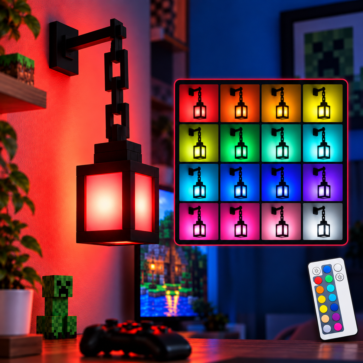 Pixel Lantern — 16 Colors. Your Perfect Glow