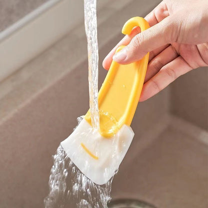 Silicone Pan Scraper Spatula – Flexible Non-Scratch Kitchen Scraping Tool