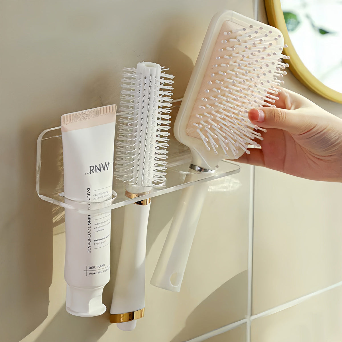 Minimalist Toothbrush Holder Stand – Bathroom Counter Organizer
