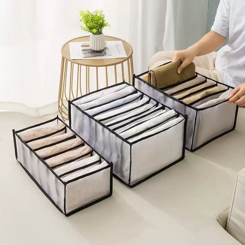 Foldable Clothes Storage Organizer – Large Fabric Closet Box