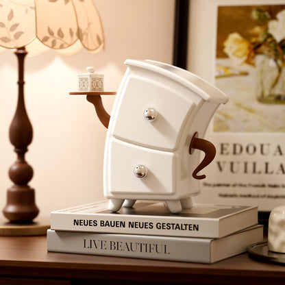 Mini Desktop Storage Organizer – Cute Drawer Cabinet