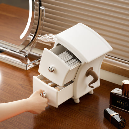 Mini Desktop Storage Organizer – Cute Drawer Cabinet