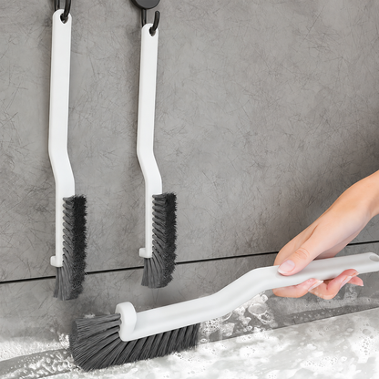 Long Handle Tile Gap Cleaning Brush – Slim Bathroom Scrub Brush