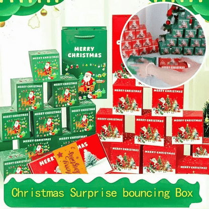 🎁Newly Surprise Box Gift Box - 🎄 Green Elk Santa Claus / Gift bag
