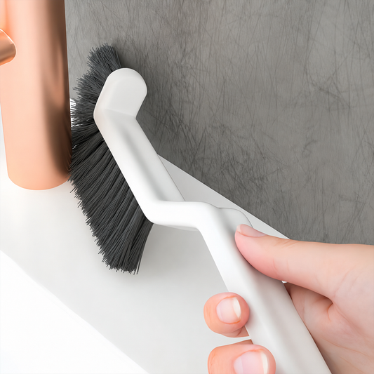 Long Handle Tile Gap Cleaning Brush – Slim Bathroom Scrub Brush