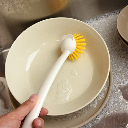 Long Handle Kitchen Dish Scrub Brush – Multi-Purpose Cleaning Brush for Pots, Pans & Sink