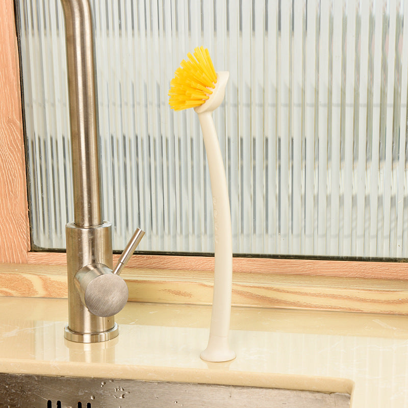 Long Handle Kitchen Dish Scrub Brush – Multi-Purpose Cleaning Brush for Pots, Pans & Sink