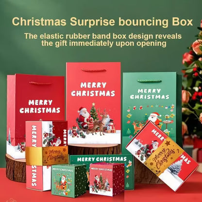 🎁Newly Surprise Box Gift Box - 🎄 Green Elk Santa Claus / Gift bag