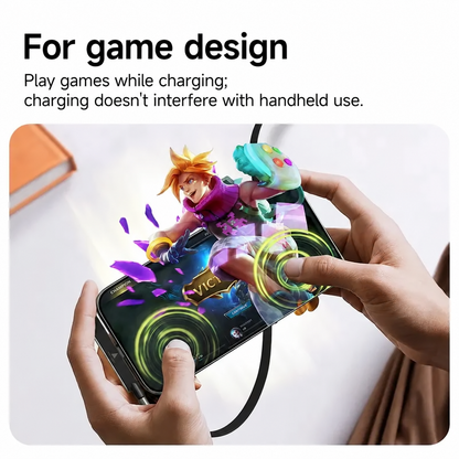 🔌 Charge & Chill — 2-in-1 USB-C Charging Cable & Foldable Phone Stand ⚡ Up to 240W