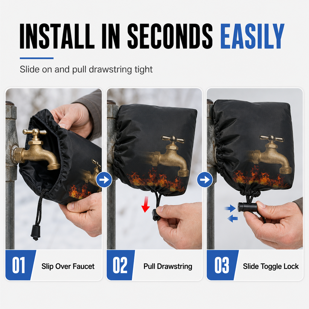 📢📢BUY 1 GET 1 FREE！！⏰Outdoor Faucet Covers for Winter