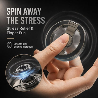 Magnetic Foldable Fidget Spinner Phone Stand
